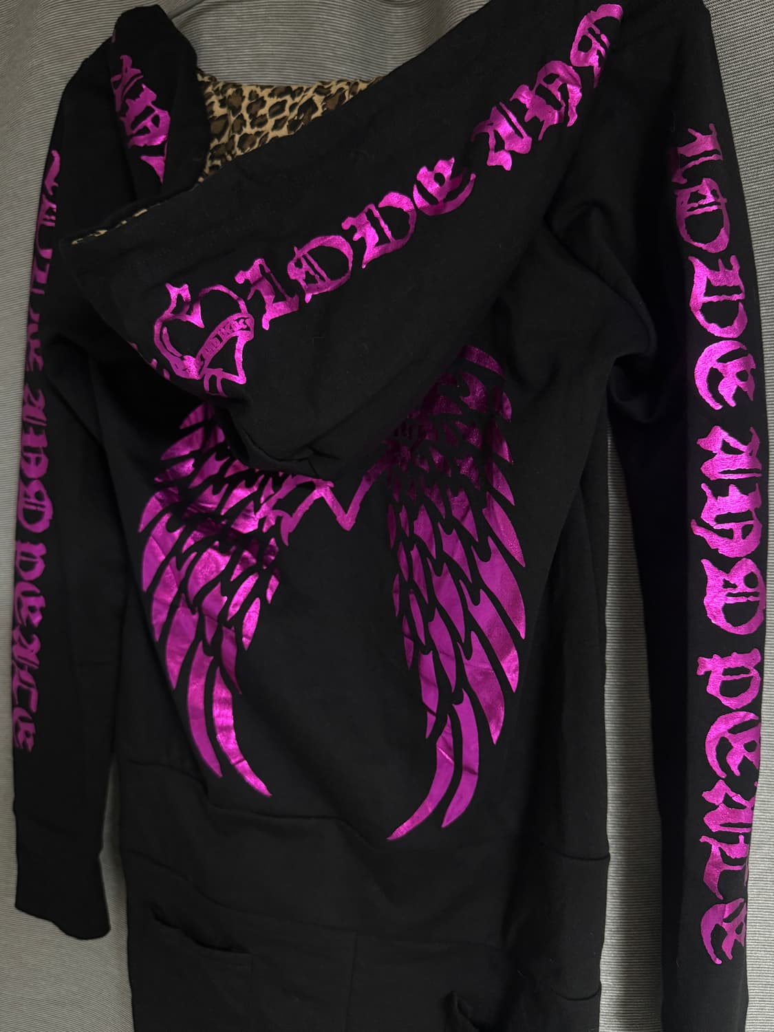 갸루 후드집업 빈티지 상품이미지3