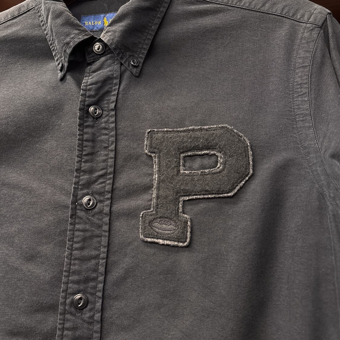 신형라벨 폴로 랄프로렌 칼리지 럭비 모티브 자수 옥스포드 셔츠 N1098 상품이미지7