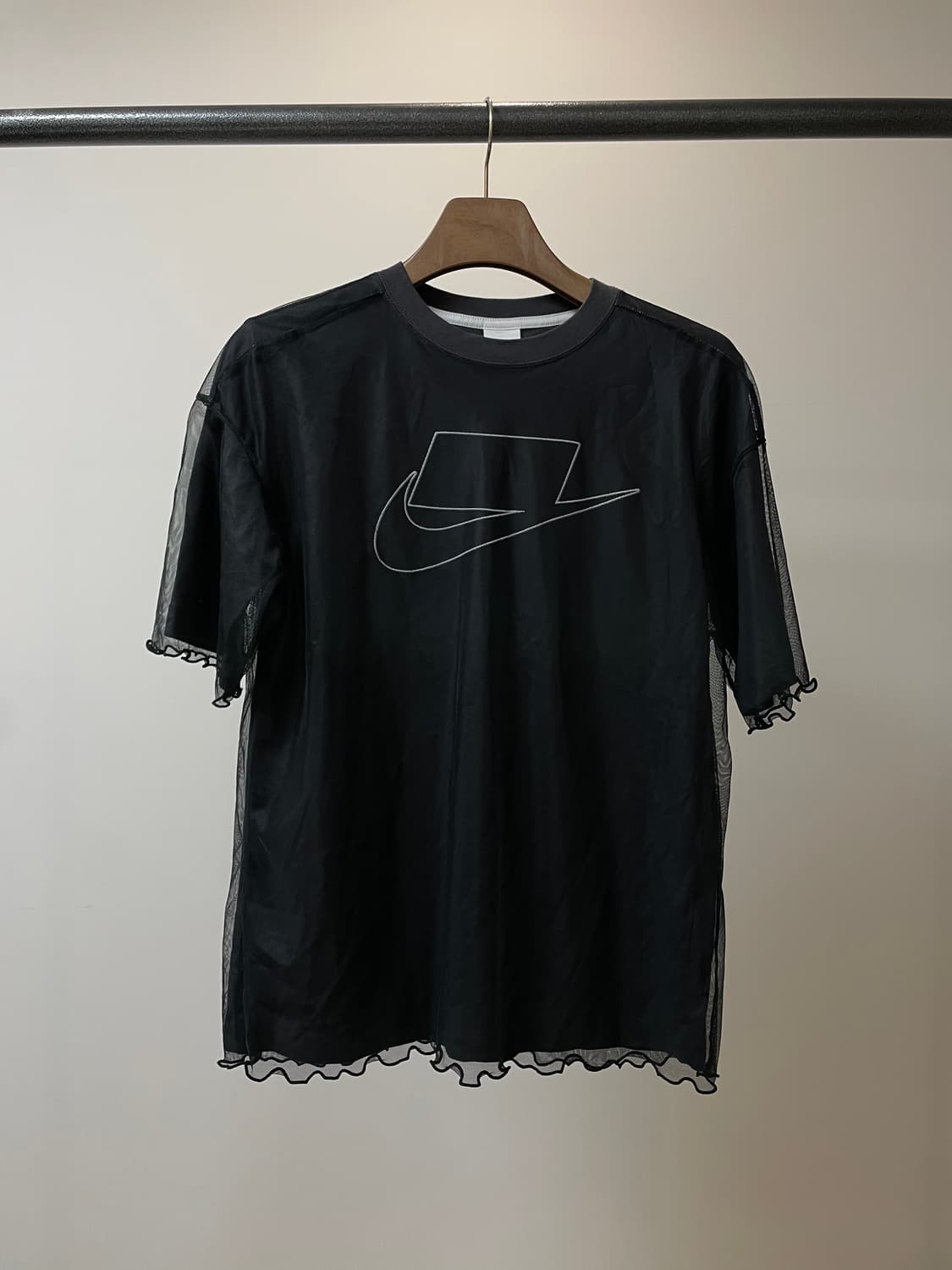 (S) Nike나이키 시스루 레이어드 반팔 티셔츠 상품이미지1