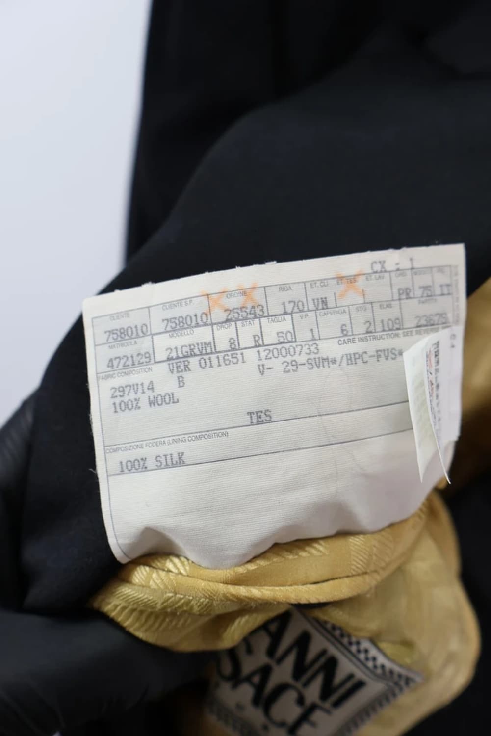  지아니 베르사체 꾸뛰르 울 블레이저 상품이미지6