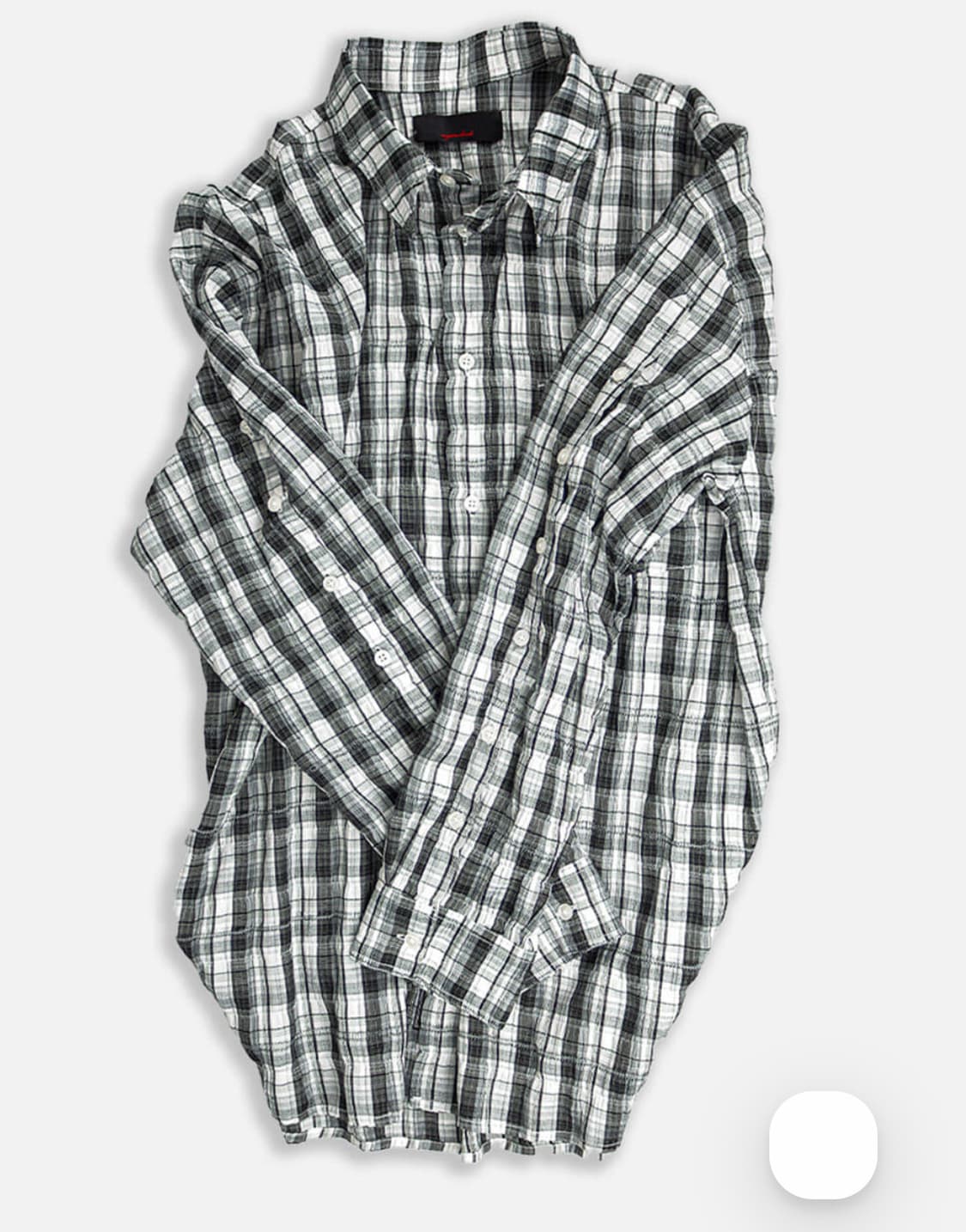  [ PRT SHOP ] IRIS SHIRT - BLACK 상품이미지1