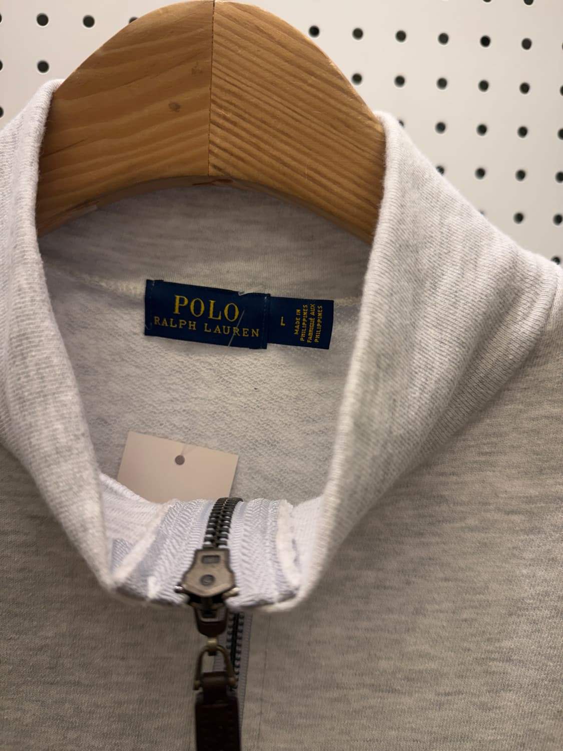 폴로 랄프로렌 멜란지 그레이 포니 반집업 맨투맨 U780 상품이미지5
