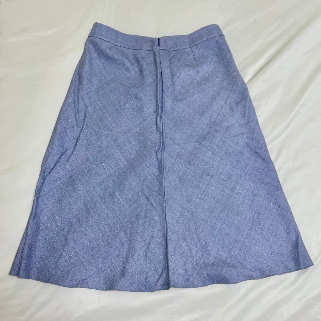 프라다 실크 스커트 미디 롱 라이트블루 하늘색 치마 빈티지 상품이미지2