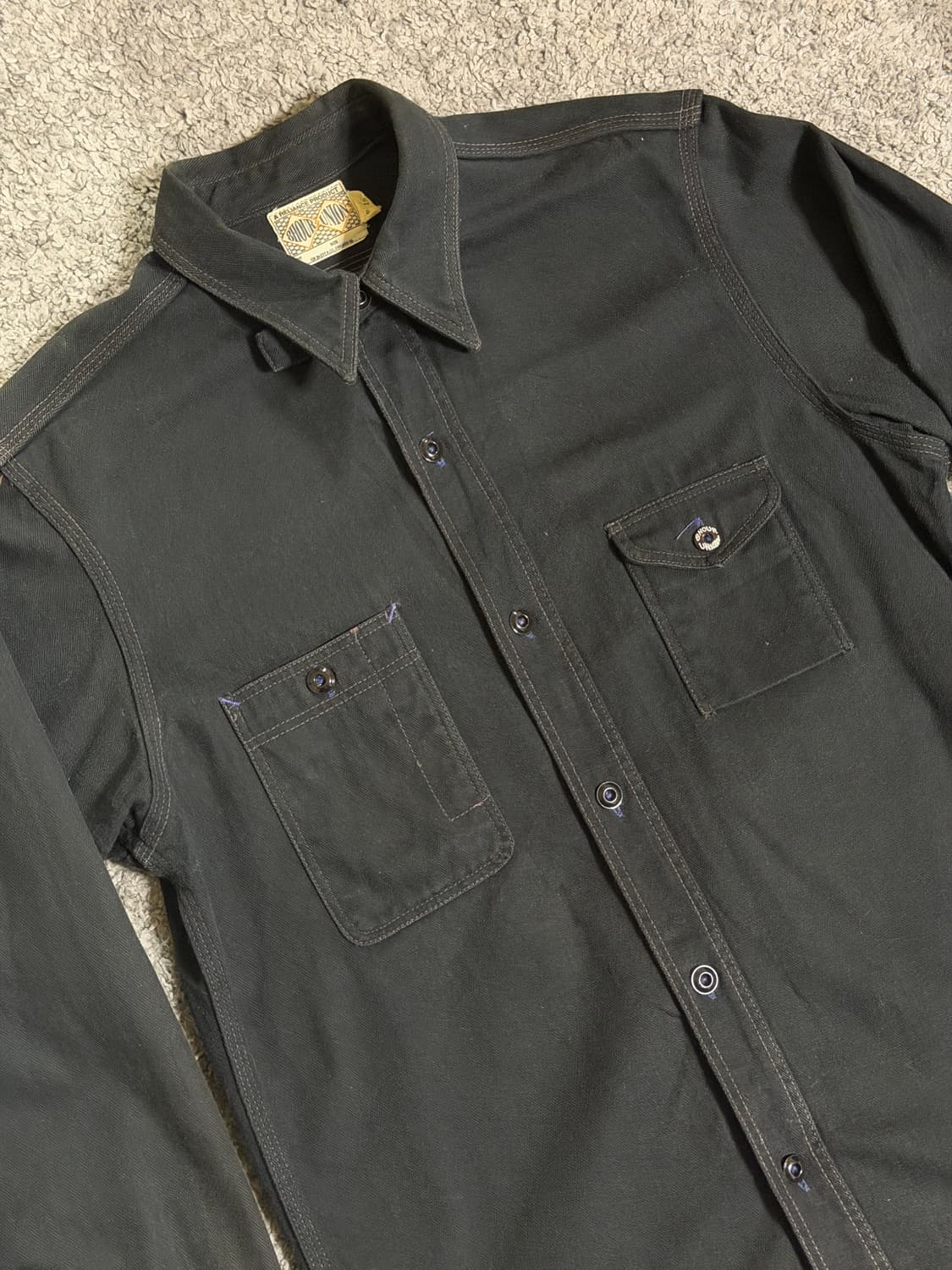 조 맥코이 8HU 시가렛 포켓 워크 셔츠 상품이미지2