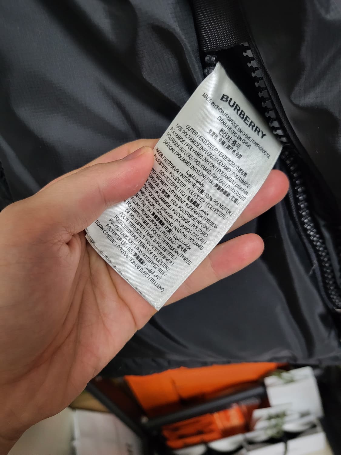 21FW 버버리 체크 리버시블 구스다운 패딩 m 상품이미지8