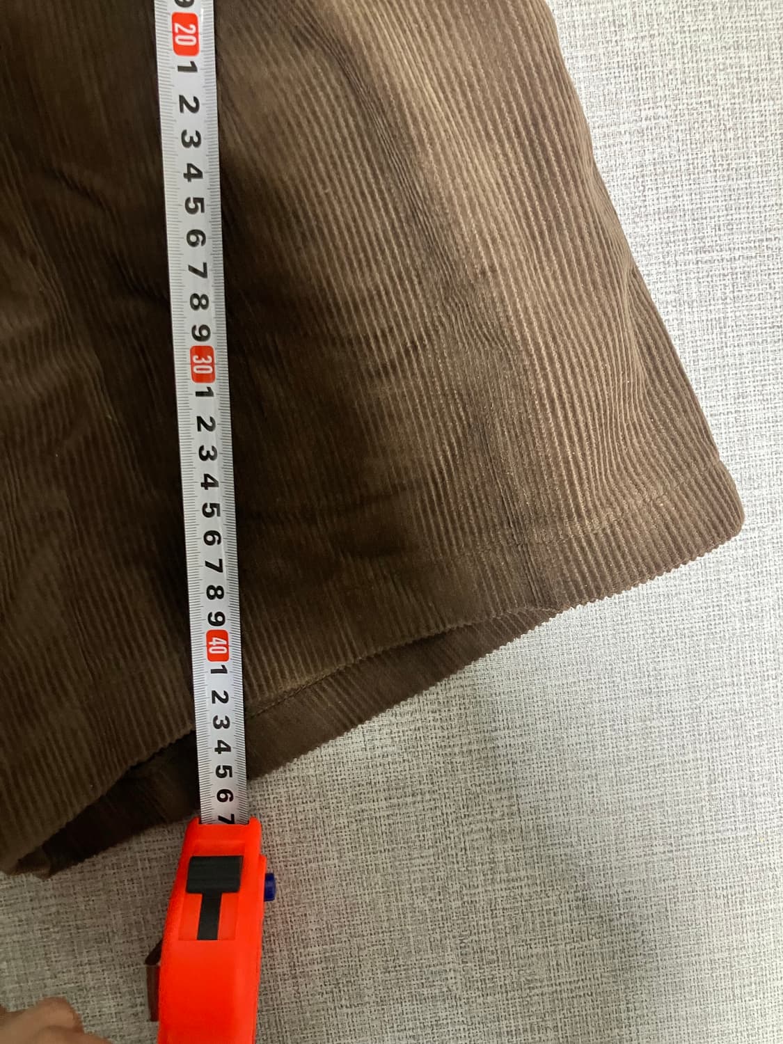 일본빈티지 하구미모리걸 달천깔페어리 할메카지 코듀로이 하프팬츠반바지 상품이미지3