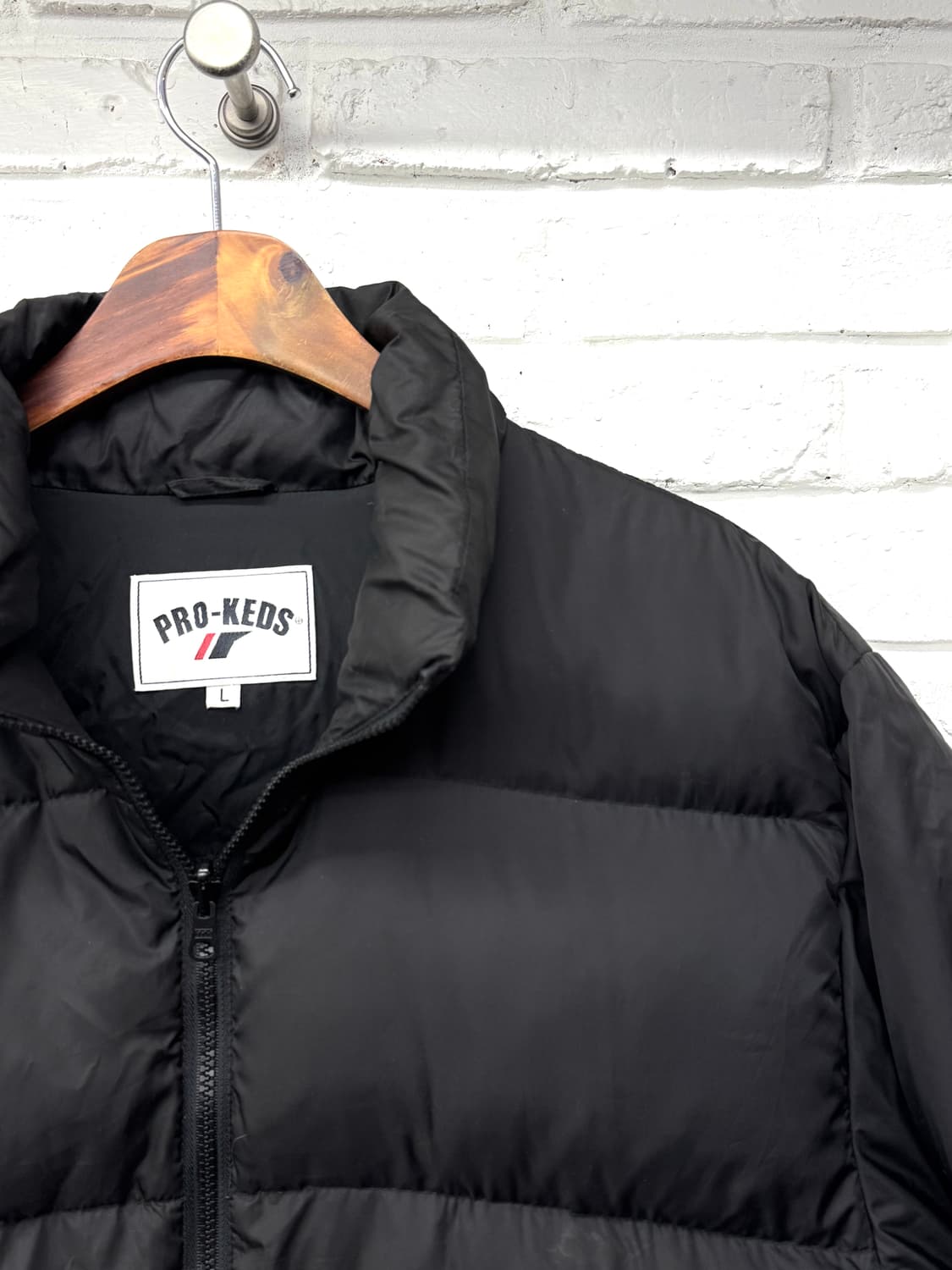 Prokeds 블랙 하프패딩 상품이미지4