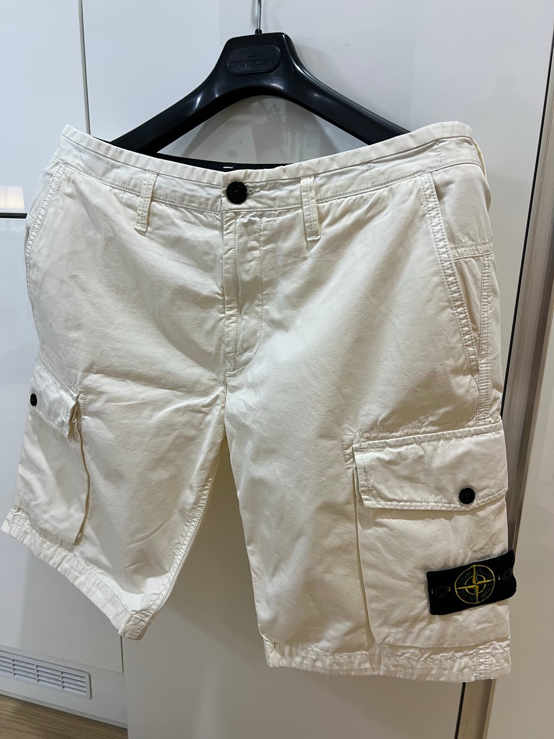 스톤아일랜드 베이지 반바지 33-34 (새상품급) 상품이미지1
