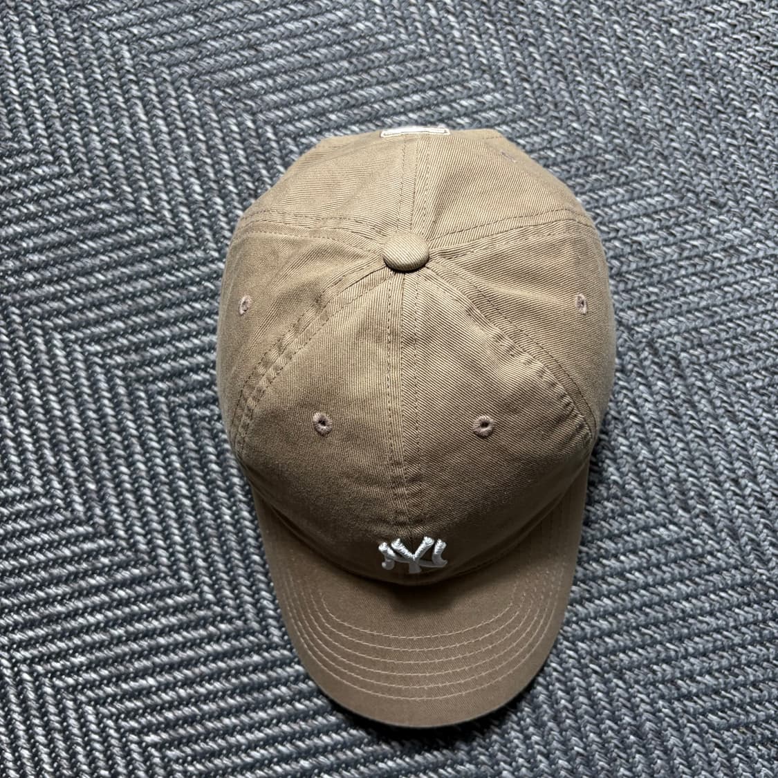 뉴에라 NY 캡 모자 베이지(OS) 상품이미지2