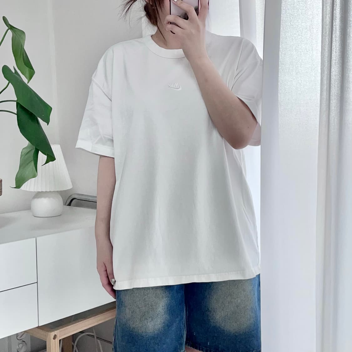 [정품] 나이키 화이트 중앙푸츄라 반팔티 [ XXL ] 상품이미지3