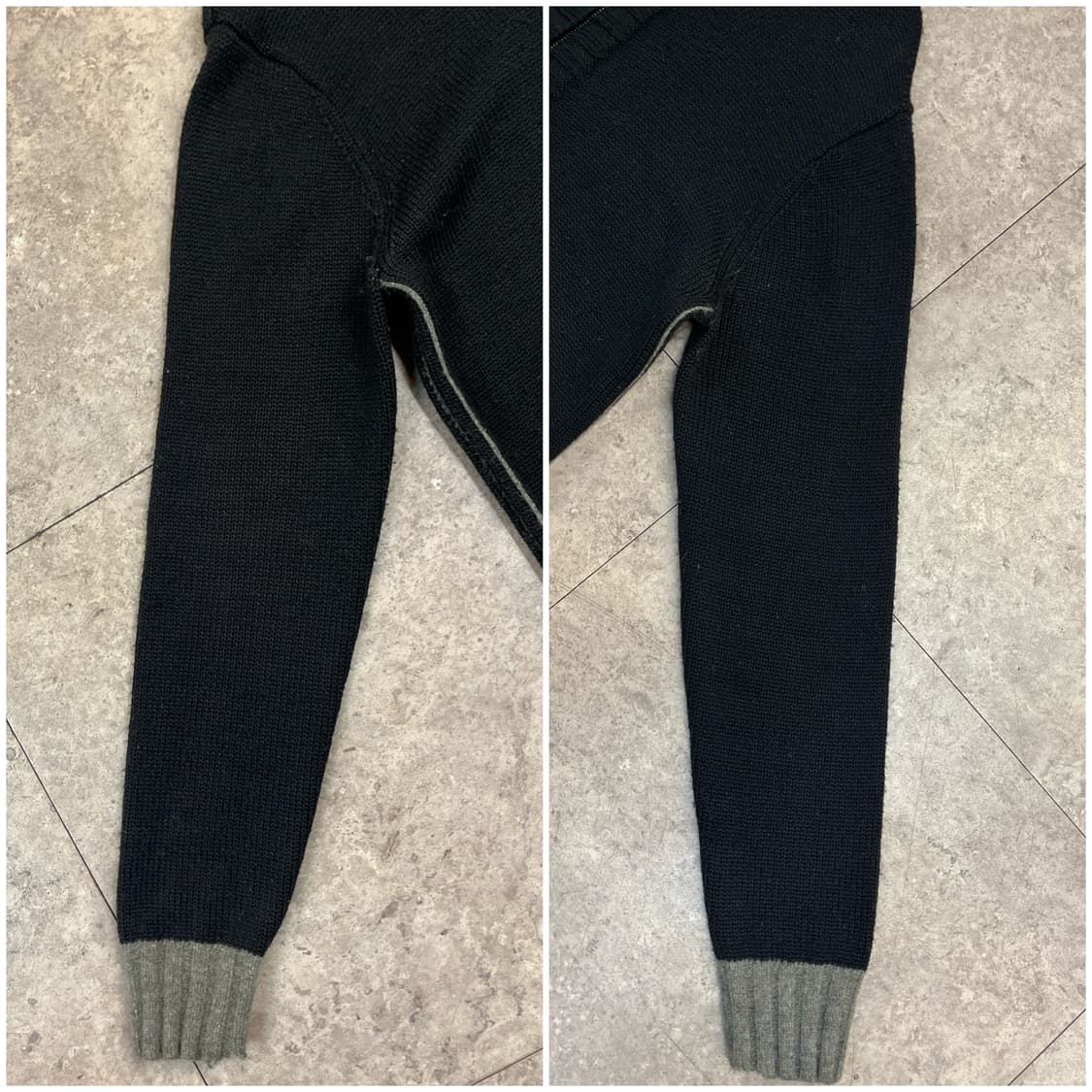 리바이스 니트 집업 블랙 L  #csz2876 상품이미지5