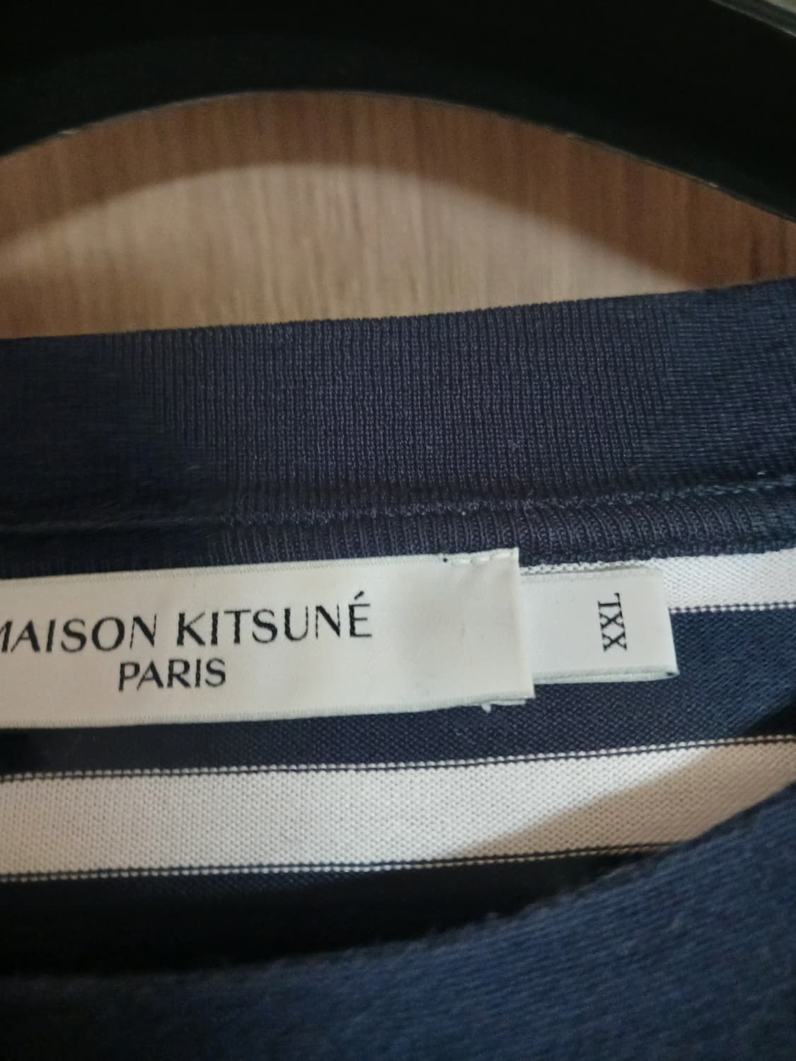 메종키츠네 스트라이프 긴팔 티셔츠 XXL  상품이미지5