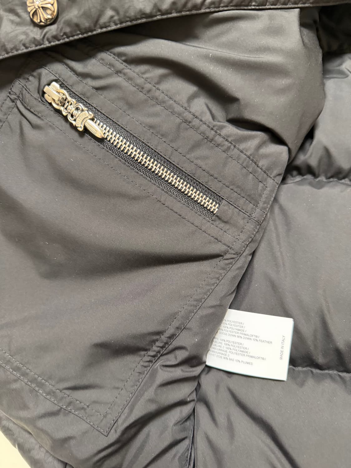 [L]크롬하츠 스티프v2 패딩 블랙( 여성용) 상품이미지3