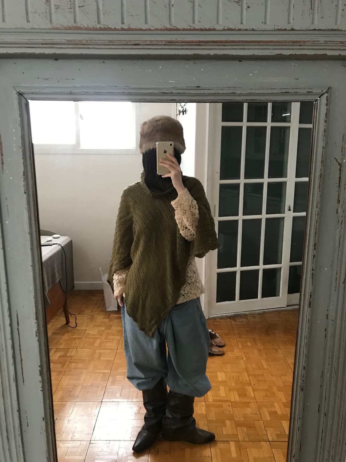 vintage turtle neck cape 상품이미지4