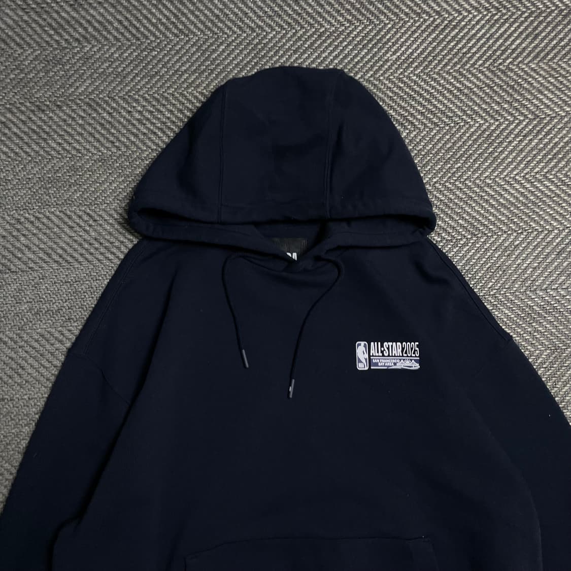 NBA All STAR 2025 빅로고 박시핏 후드 티셔츠y 5069 상품이미지5