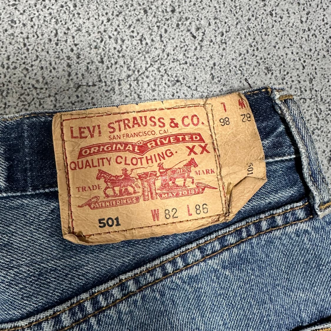 ✨ (바배) 리바이스 501 데님 팬츠  상품이미지3