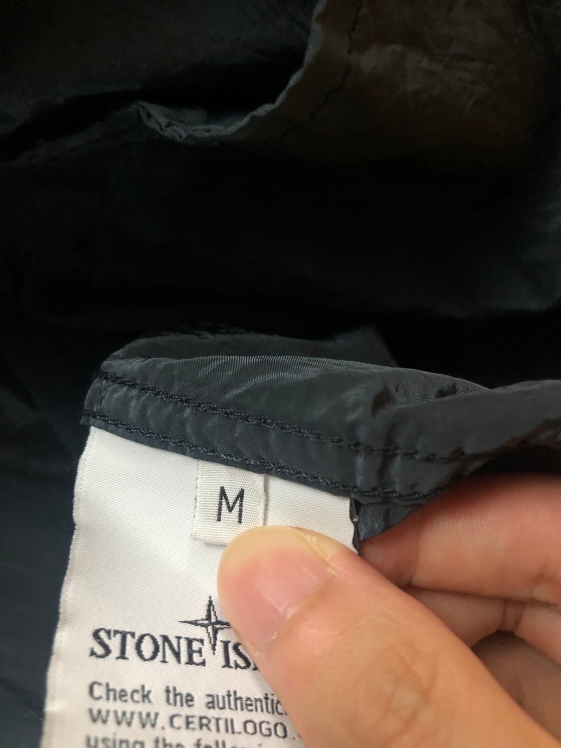 18SS 스톤아일랜드 나일론 메탈 오버셔츠 M 상품이미지5