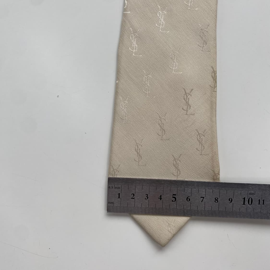 YSL 입생로랑 모노그램 명품 정품 넥타이 7.8cm 상품이미지7