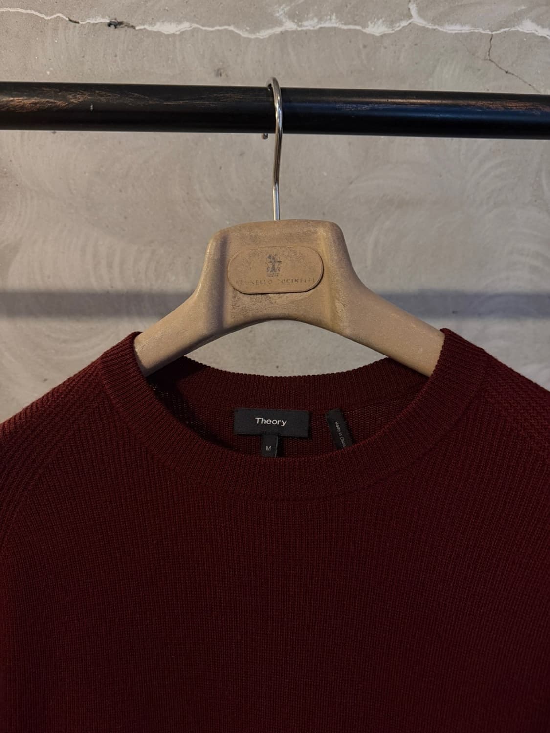 띠어리 크루넥 니트 100 상품이미지3