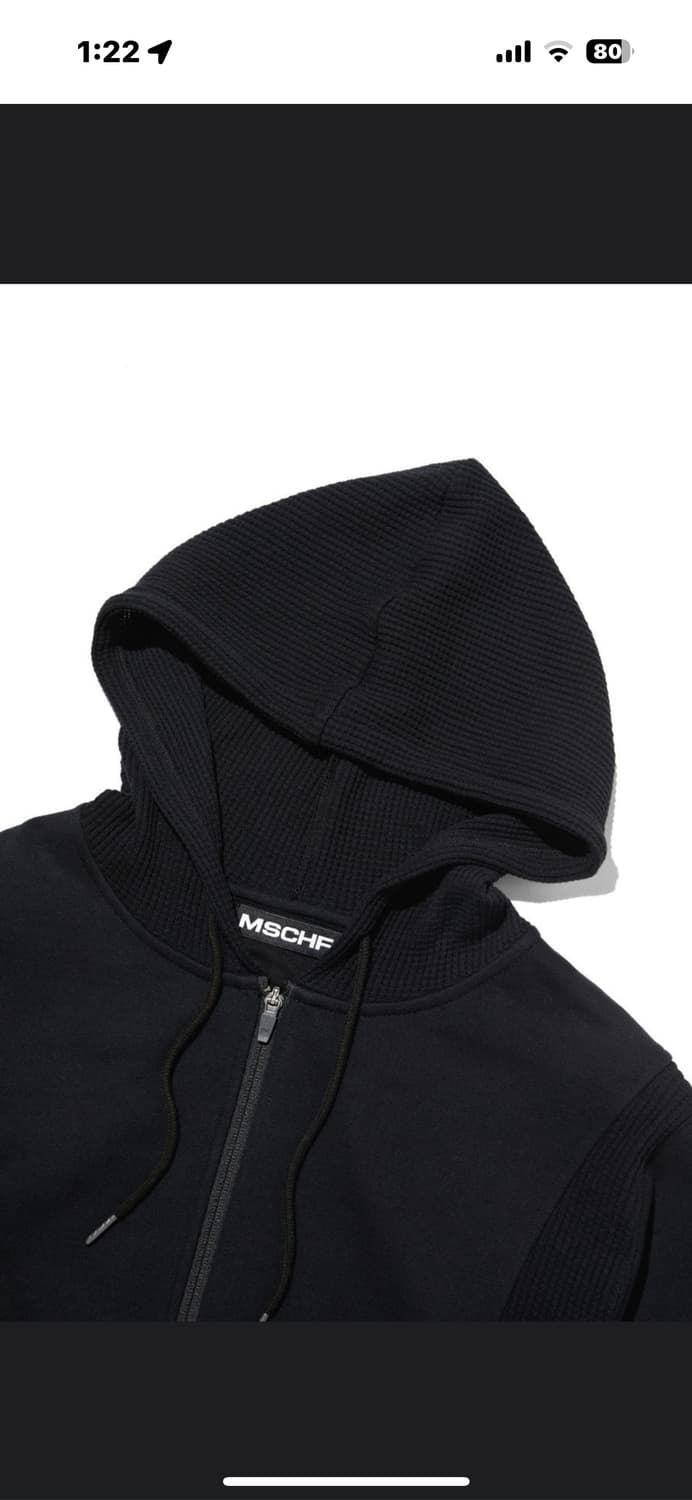 미스치프 와플 후드티 L사이즈 상품이미지3