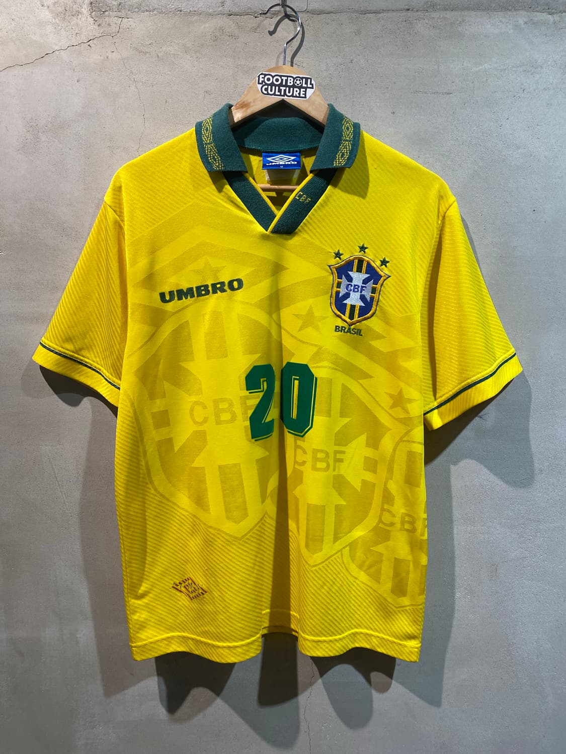 93-94 브라질 국가대표 호나우두 홈 유니폼 상품이미지1