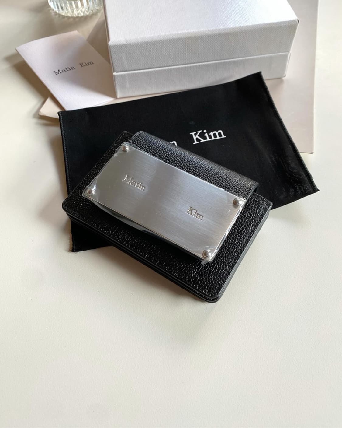 [OS] 마뗑킴 아코디언 지갑 블랙 상품이미지2