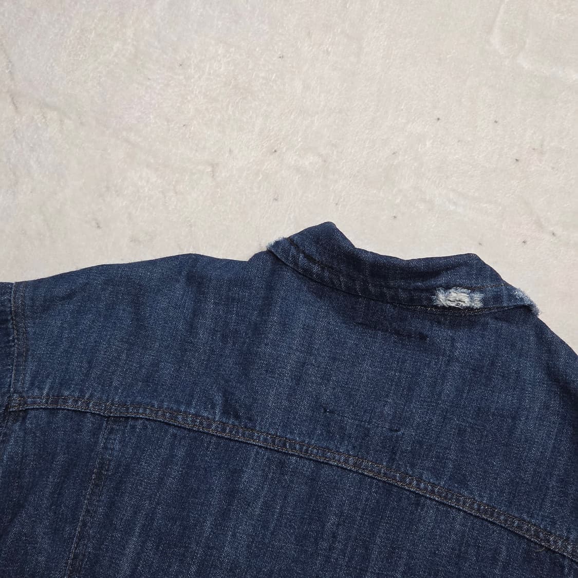 일본 빈티지 진청 그런지 데님자켓 상품이미지5