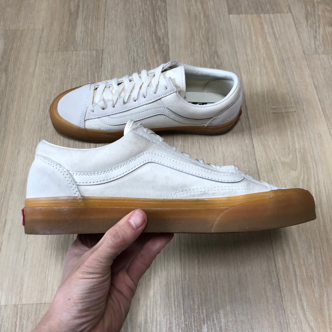 (260) 반스 VANS 스타일36 크림 화이트 검솔  상품이미지2
