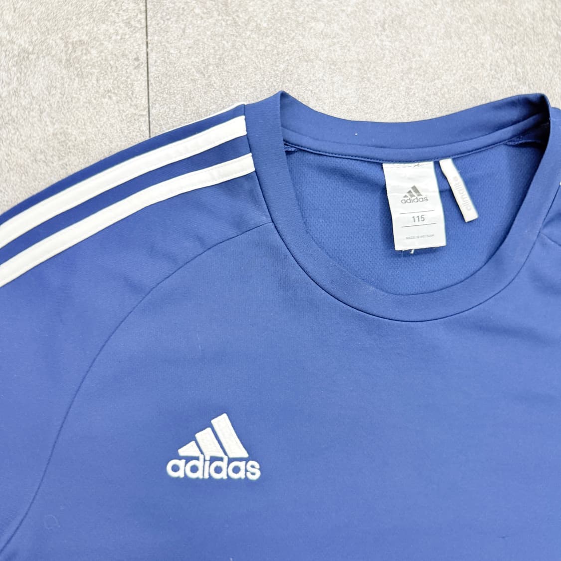 아디다스 클라이마라이트 반팔티셔츠(블루/화이트)  상품이미지4