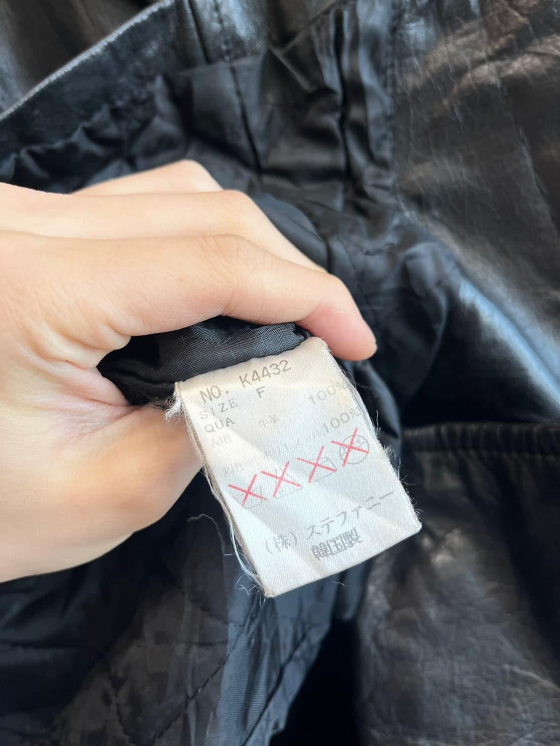 Stephand 소가죽 하프 코트 우먼즈 Made in KOREA 상품이미지5