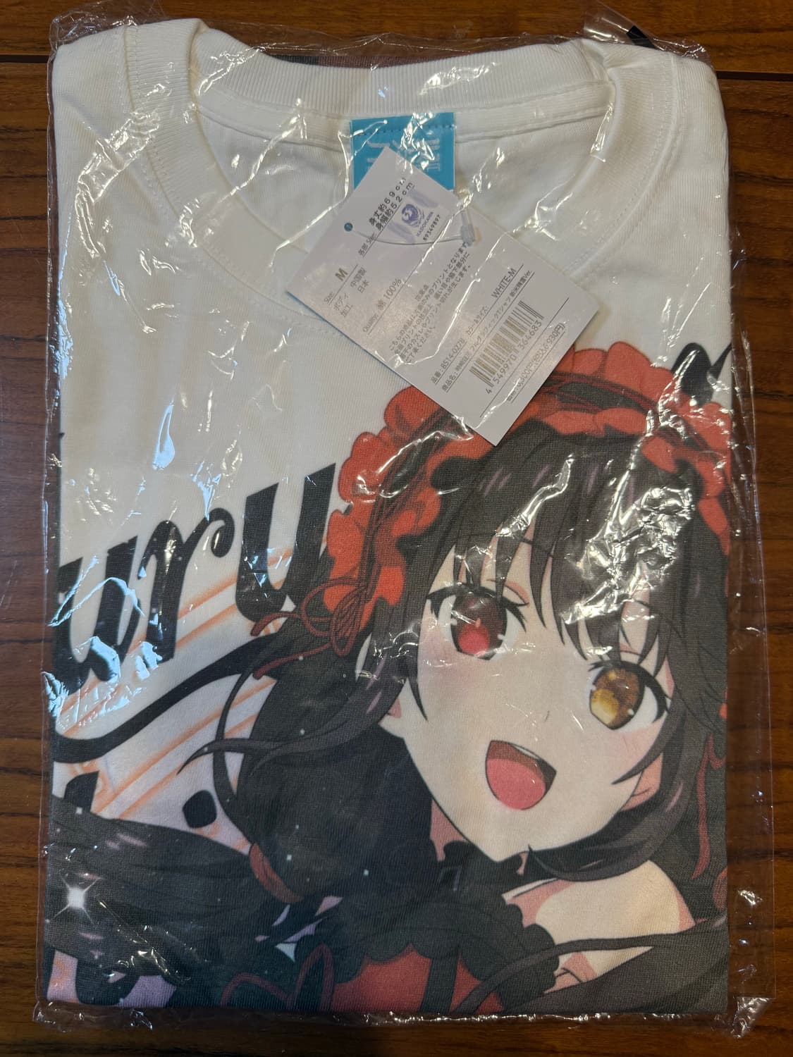 데이트 어 라이브 쿠루미 빅프린팅 티셔츠 M 새상품 상품이미지2