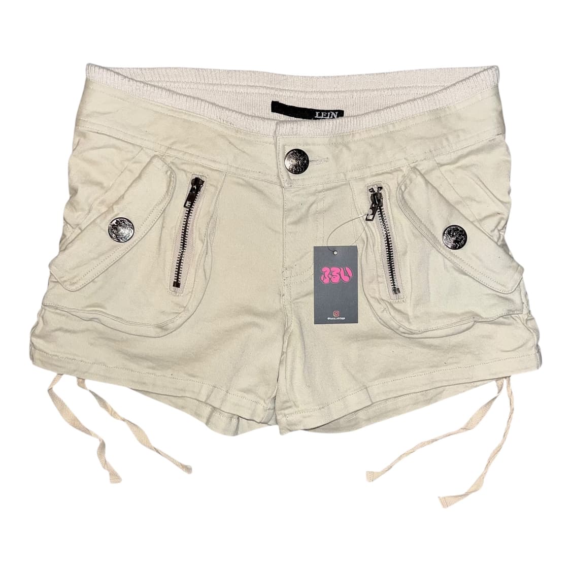 셔링 카고 숏팬츠 펑크y2k갸루 상품이미지1