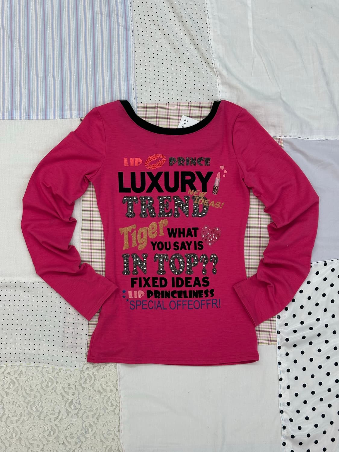 펑키 핑크 슬림 티셔츠 상품이미지8