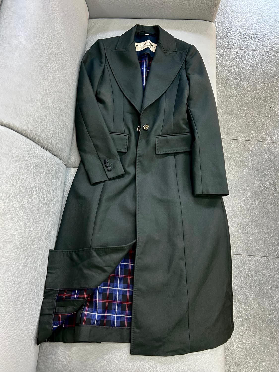 버버리 울 롱코트(UK4/44) 상품이미지2