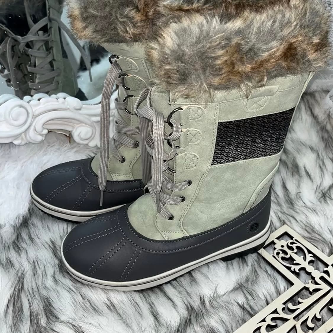 빈티지 퍼부츠 상품이미지1