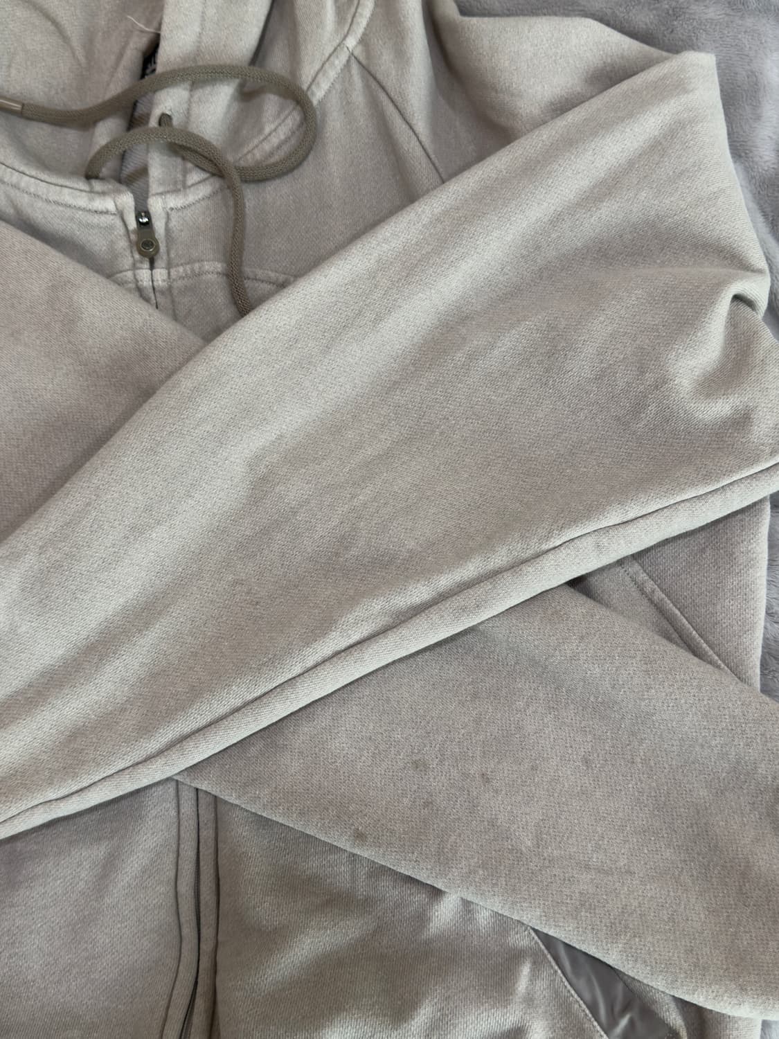 코이세이오 스트링 포켓 후드집업 샌드 상품이미지5