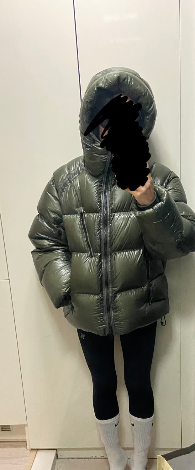 무신사 스탠다드 패딩 카키 M 상품이미지4