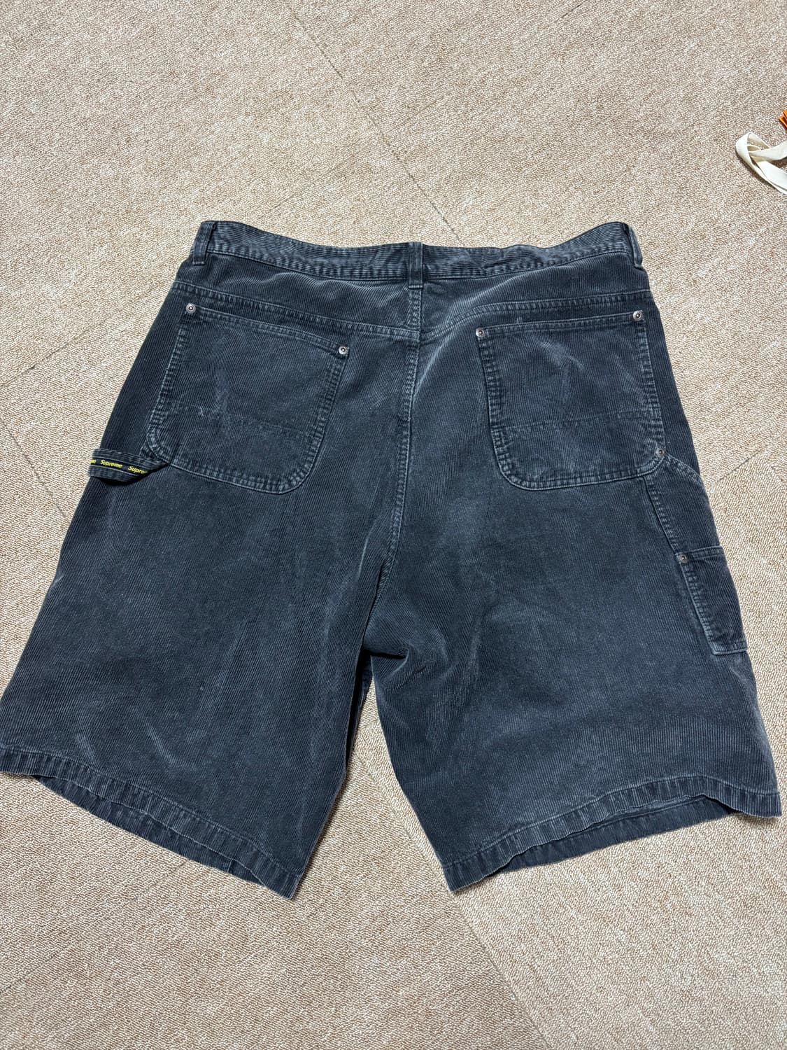 Supreme 24ss 36size 워시드 코듀로이 더블니 쇼츠 상품이미지2