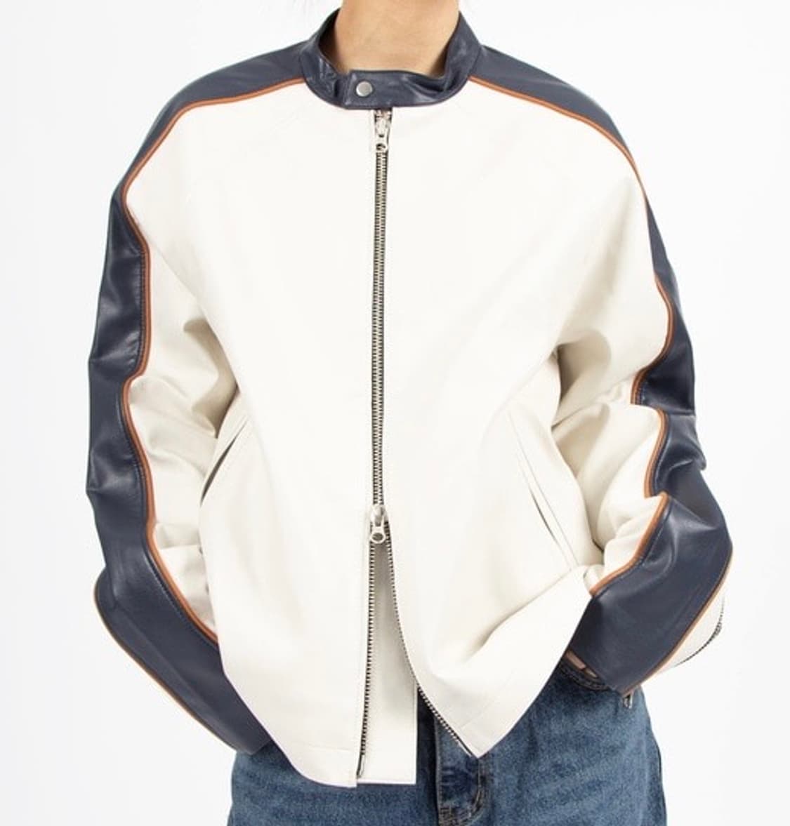 릿킴 레이싱 레더 자켓 상품이미지2