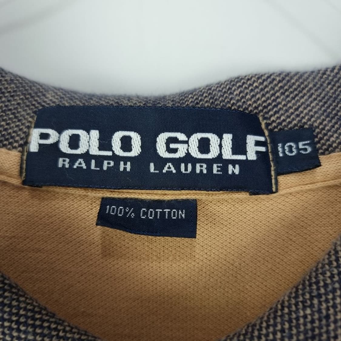 [폴로 랄프로렌] 빈티지 골프 긴팔 카라티 베이지 M19617 상품이미지7