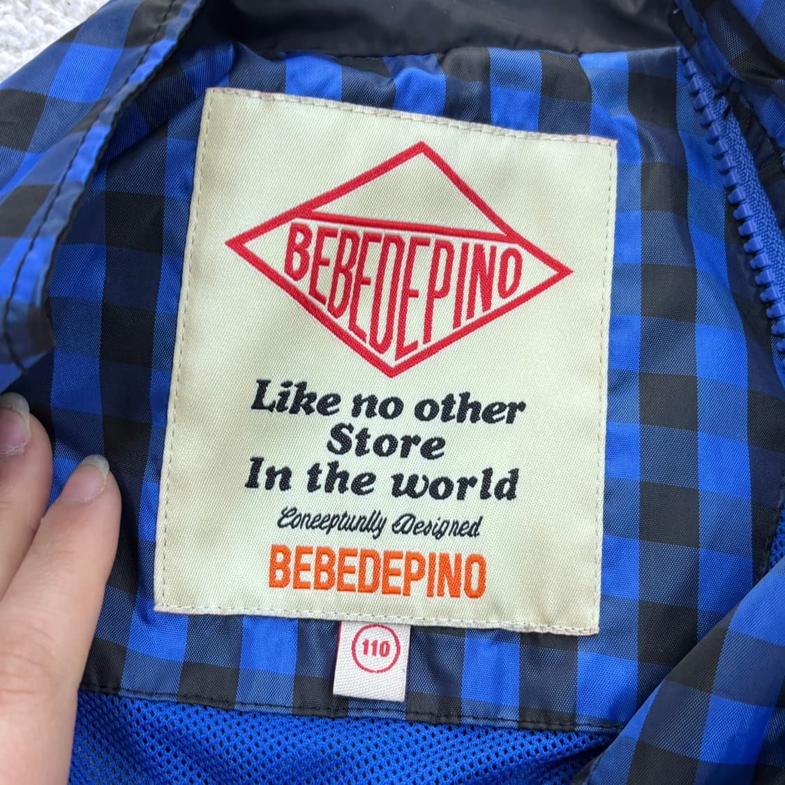 110 베베드피노 키즈 바람막이 자켓 0331E 상품이미지3