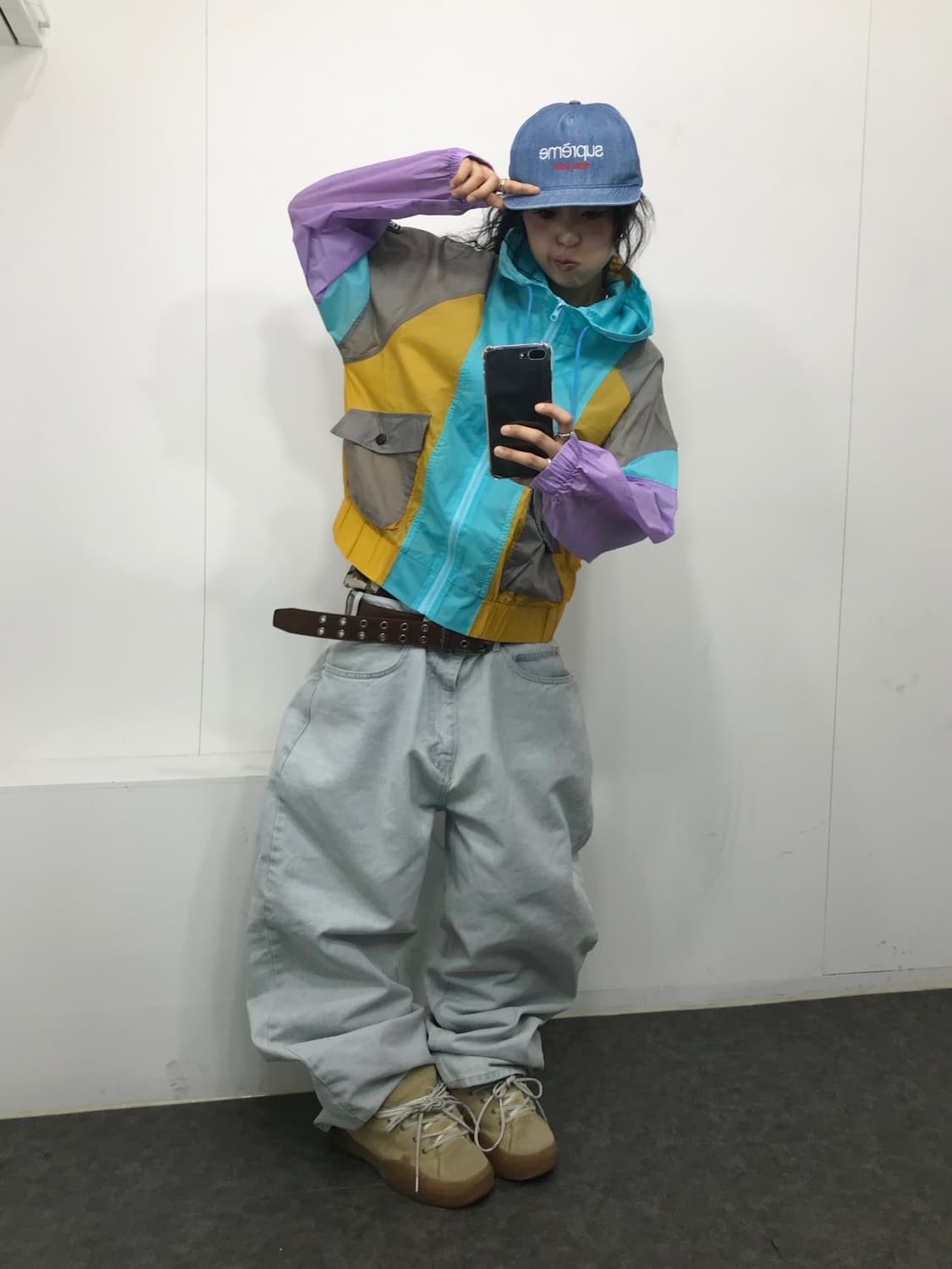 Stussy Color Block Windbreaker JK 상품이미지5