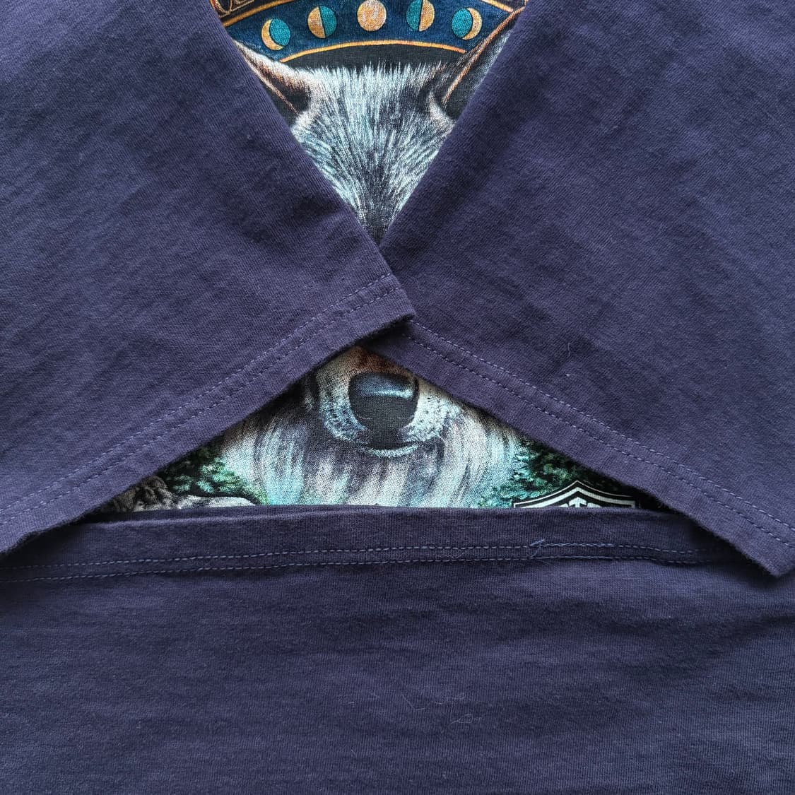 1996 Made in USA 할리 데이비슨 울프 티셔츠 상품이미지6