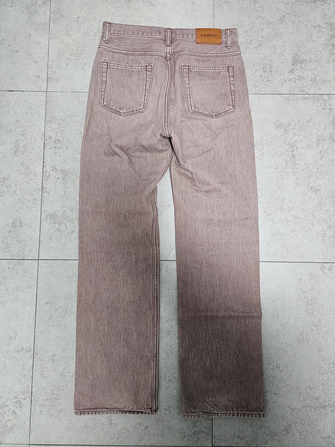 Label 아카이브 스트레이트 핏 핑크 팬츠 상품이미지2