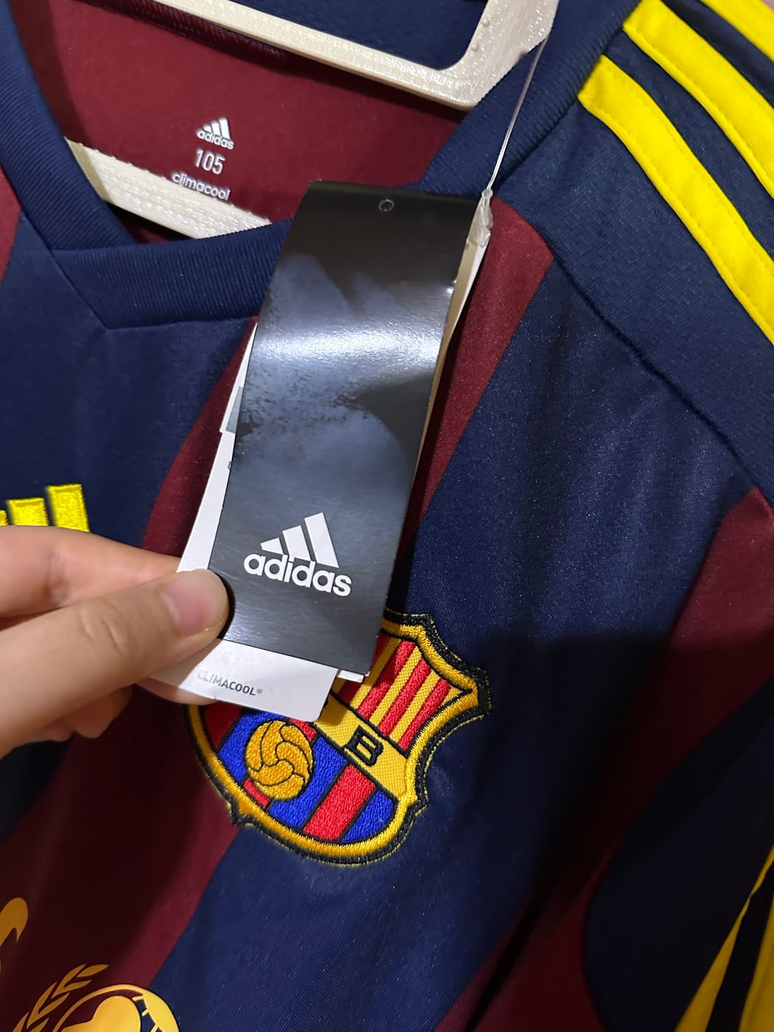 새상품 아디다스 FC 바르셀로나 긴팔 유니폼 아디다스 바르셀로나 티 상품이미지2