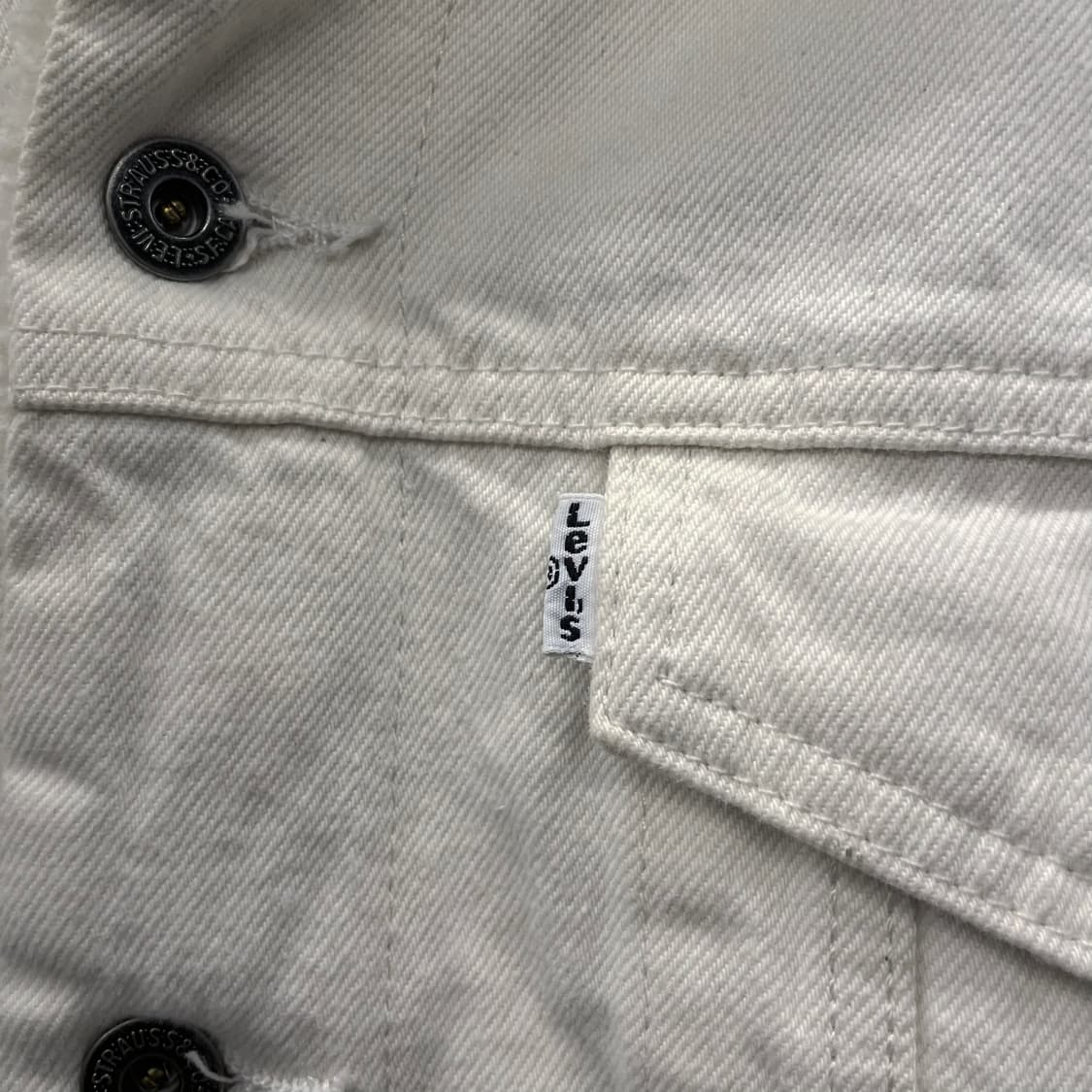 리바이스 타입 3 쉐르파 화이트 데님 트러커 자켓 상품이미지5