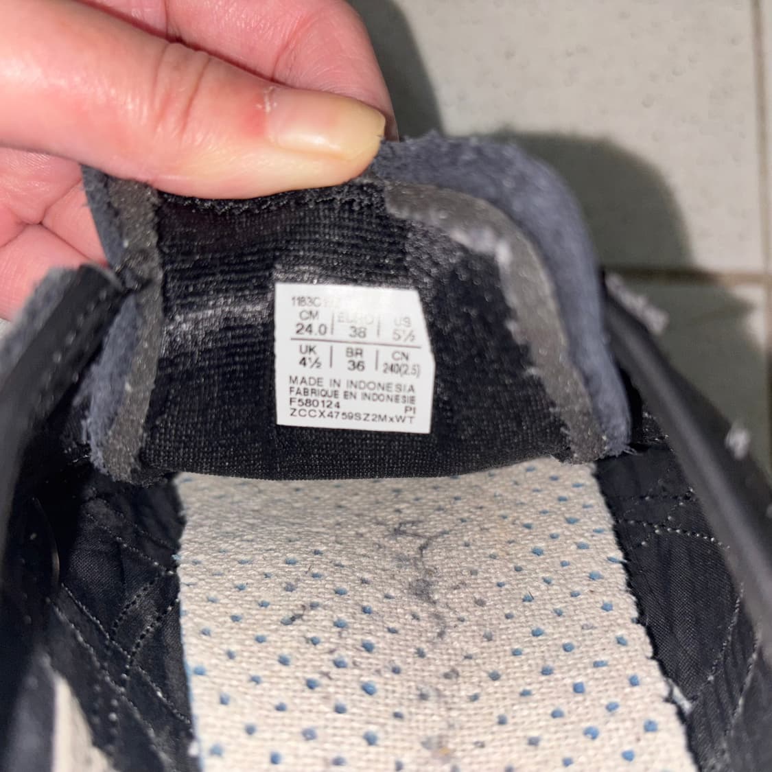 오니츠카 타이거 멕시코 66 블랙 240 상품이미지5