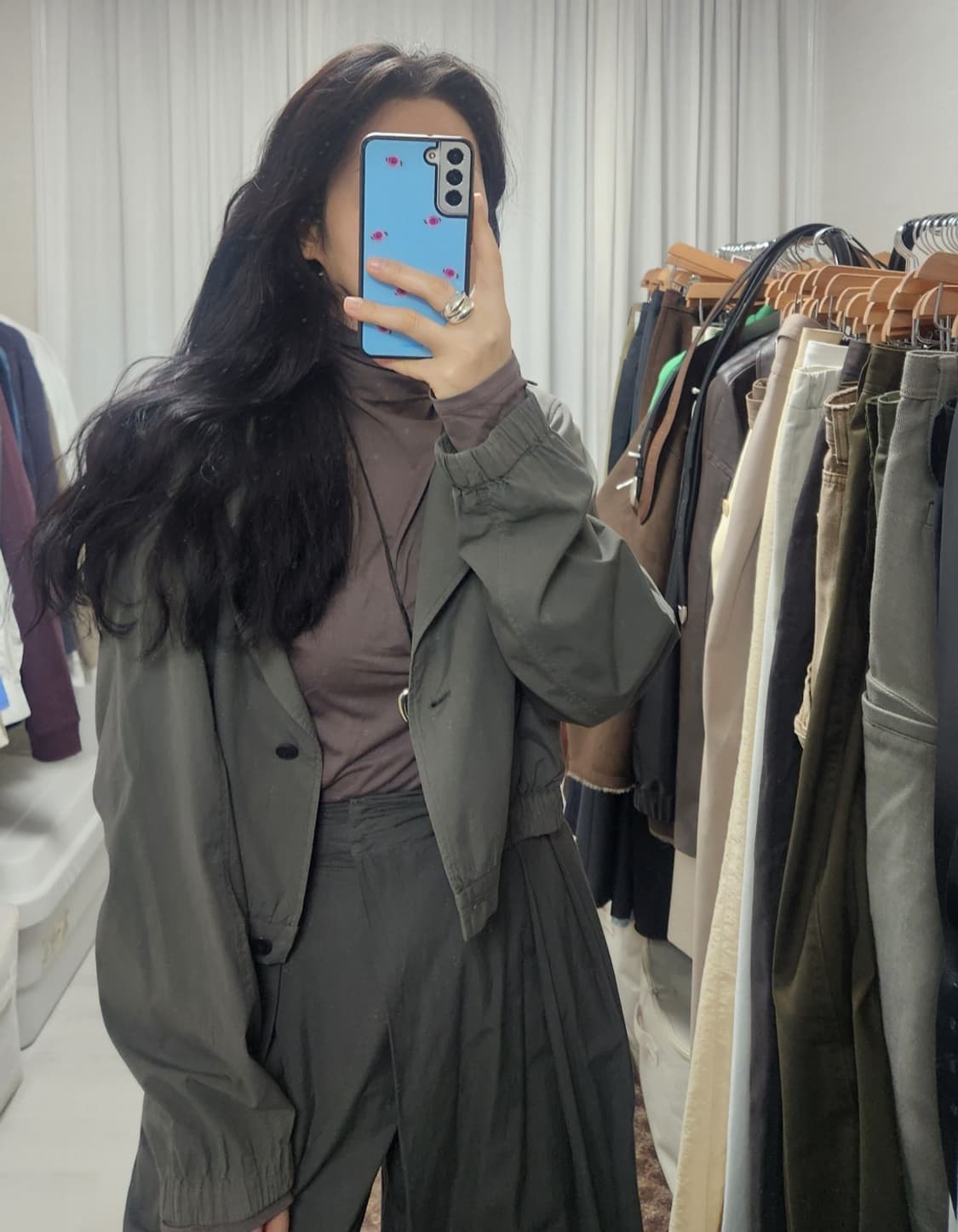 르메르 코쿤블루종 38  다크그레이 판매합니다. 상품이미지4