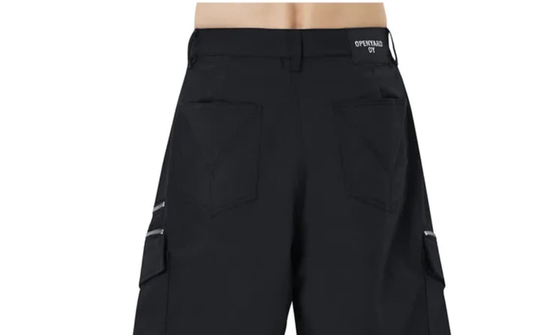 오와이 |  MULTI ZIP CARGO SHORTS - BLACK 상품이미지4