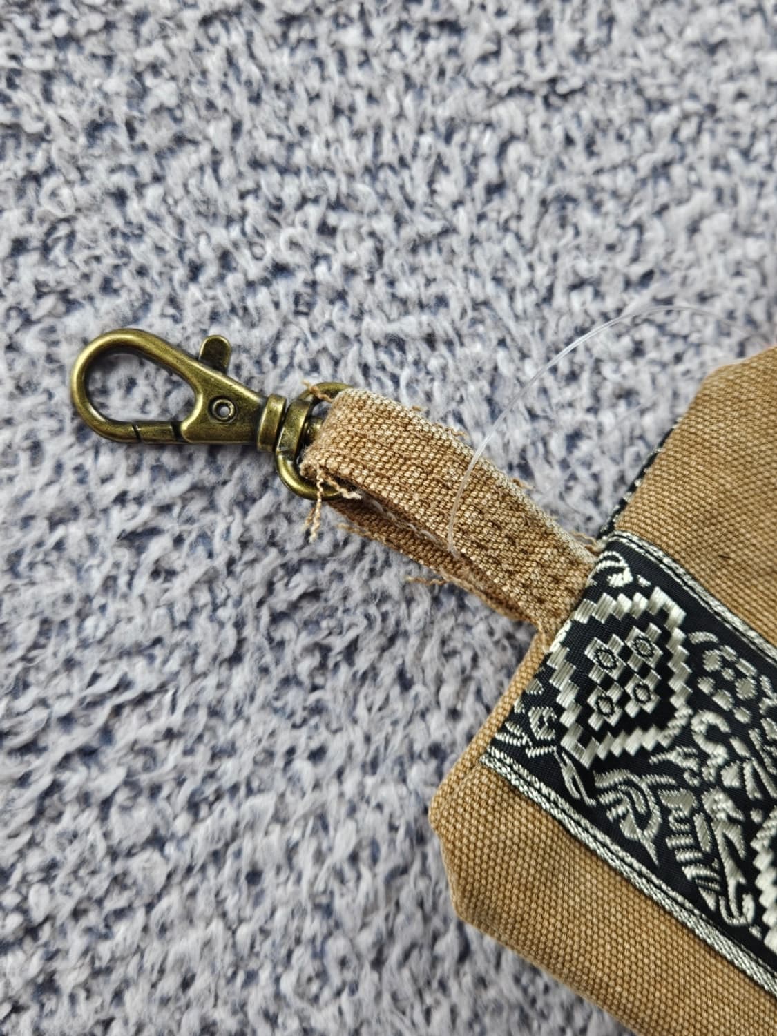 핸드메이드 리워크 커스텀 패치드 키링 월렛 (13X10) / 10723 상품이미지3